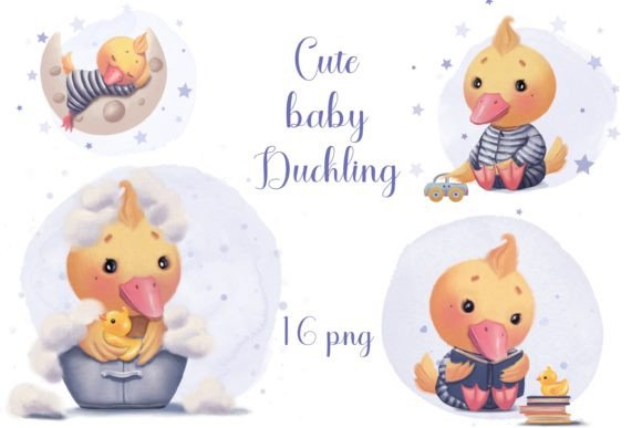Download Cute Ducklings Clipart, Baby Animals Png - Premium Bundle