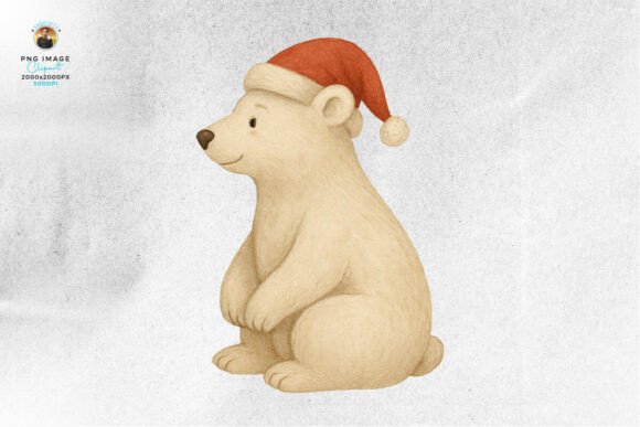 Download Cute Watercolor Polar Bear Clipart PNG - Cute watercolor Collection