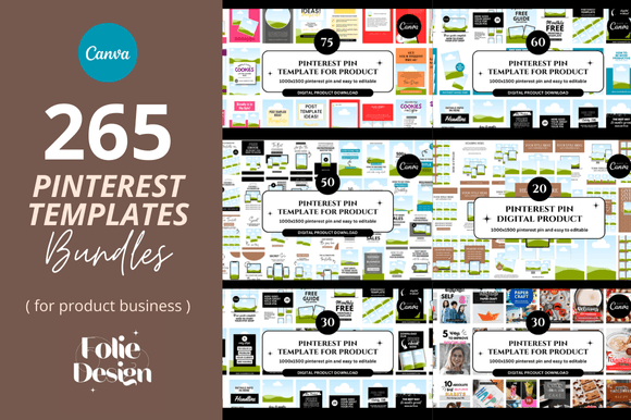 Download 265 Pinterest Templates Bundle - Template Collection