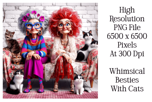 Download Funny Women with Cats - Premium Resources